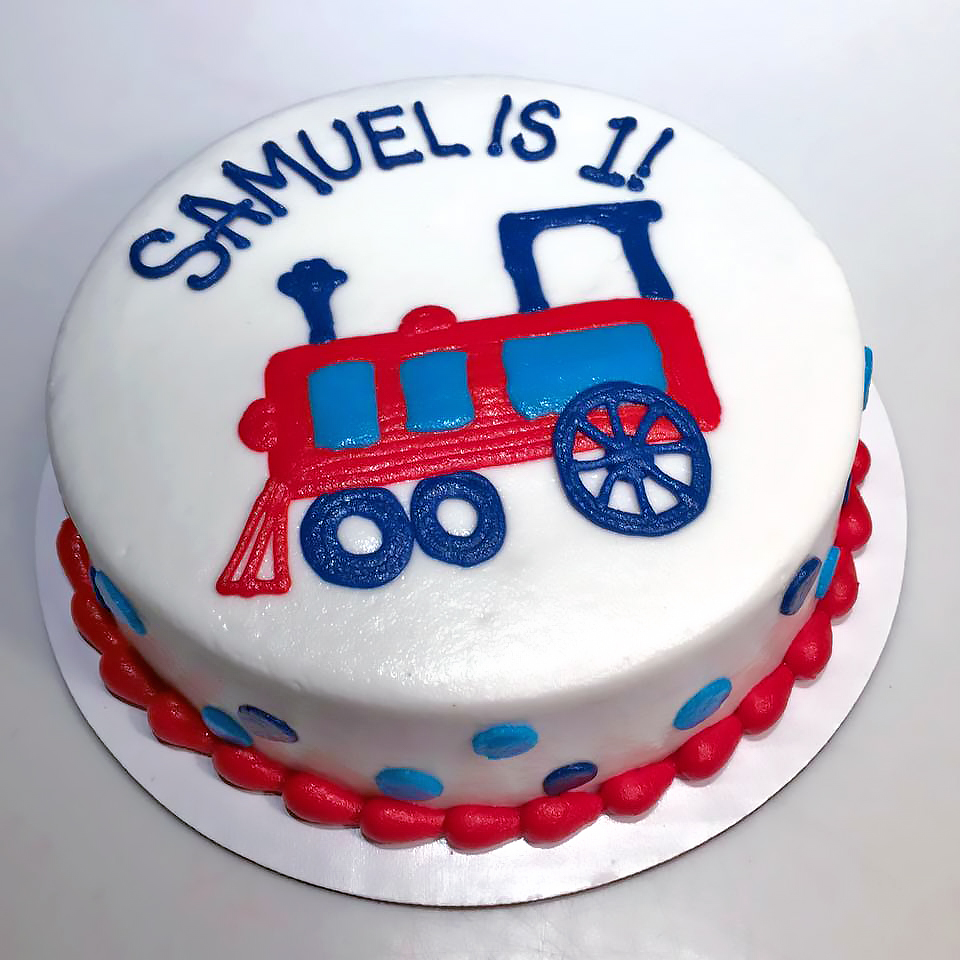 1st Birthday, Boys, Cake, Smash Cake, Train