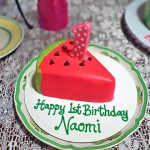 1st Birthday, Cake, Smash Cake, Watermelon