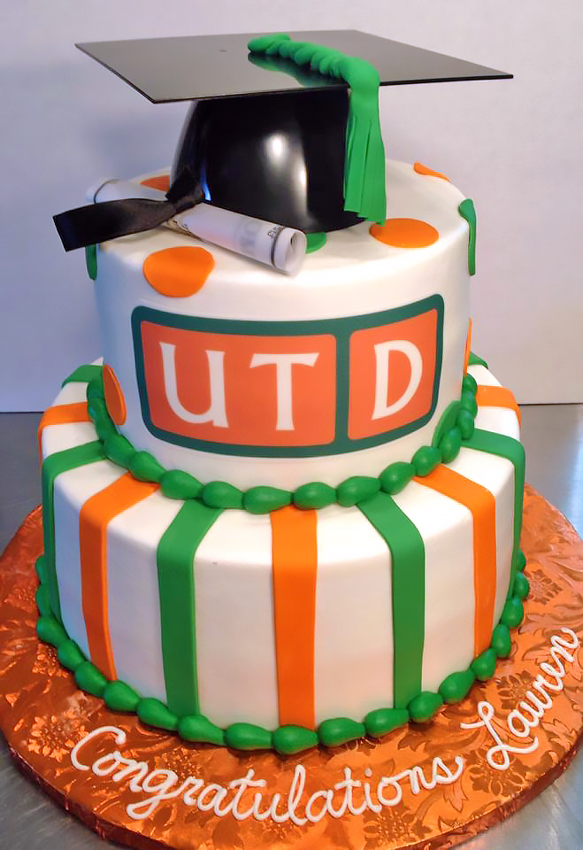 2tier, Cake, Graduation, University of Texas Dallas