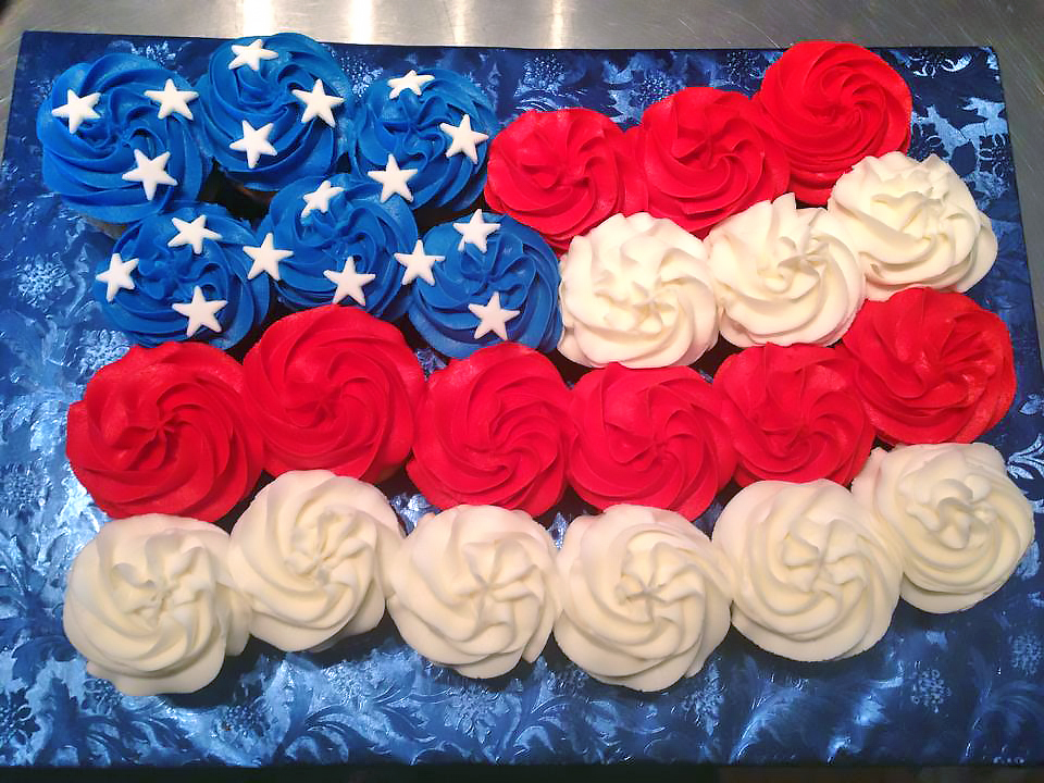 4th of July, Cupcakes