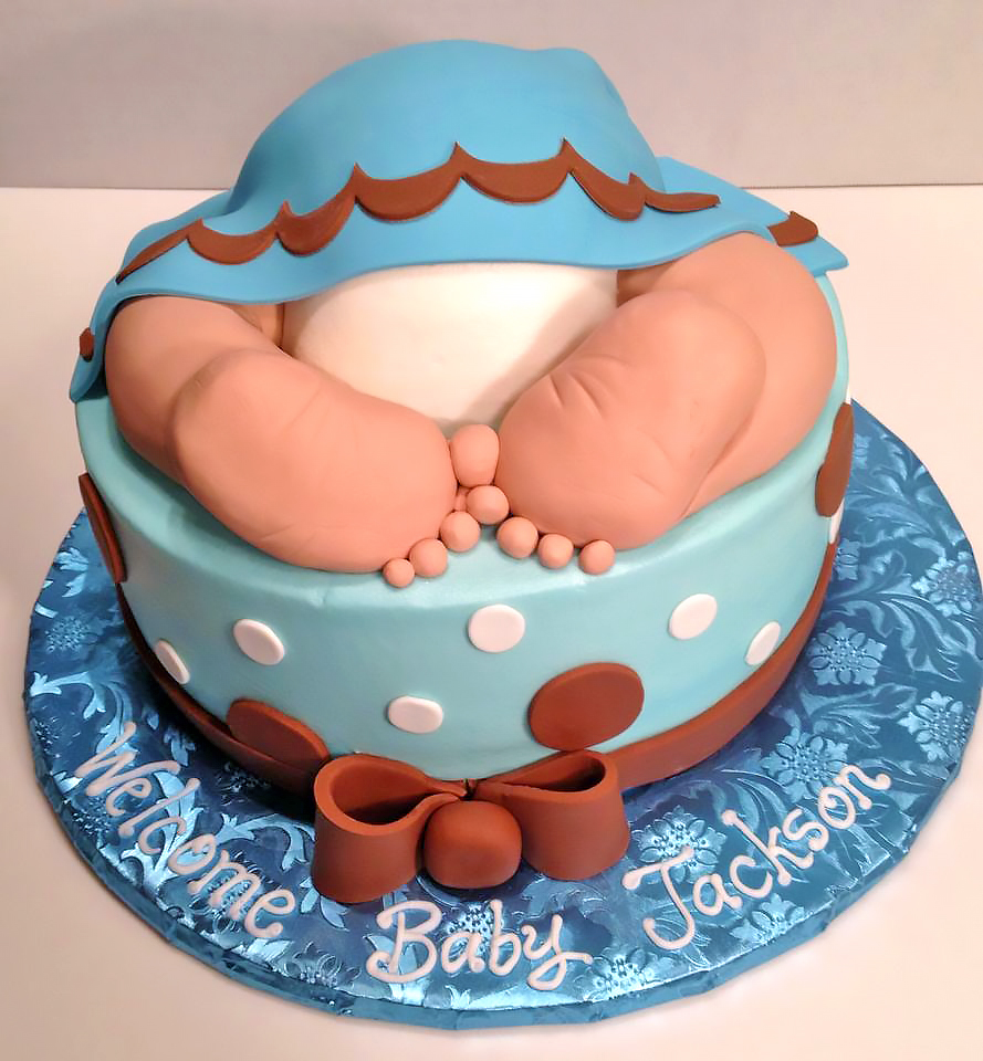 Baby Shower, Boy, Cake