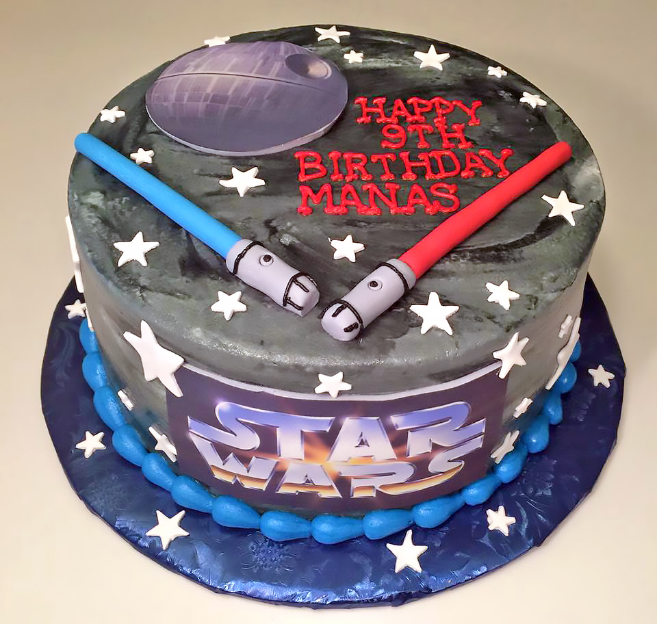 Birthday, Boys, Cake, Star Wars