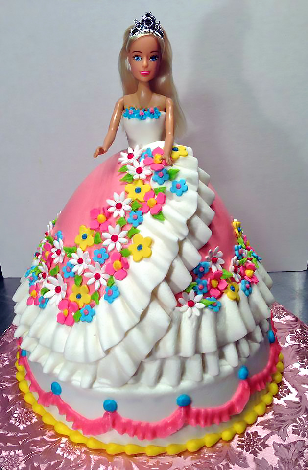 Birthday, Cake, Dress, Flowers, Girls, Princess