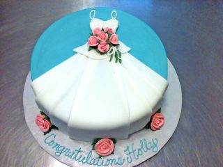 Bridal Shower, Cake, Dress